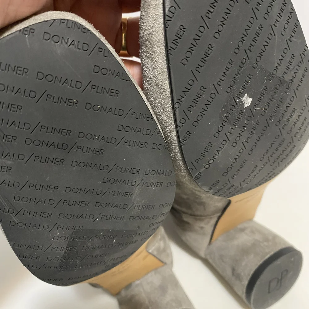 Donald J. Pliner Gray Over‎ the Knee Boots